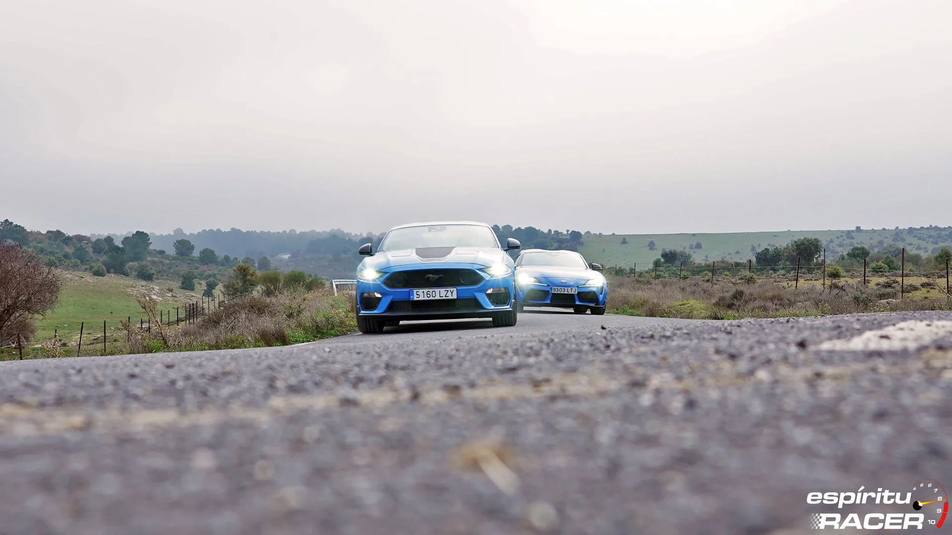 Ford Mustang Mach 1 vs Toyota Supra Jarama dinamicas 15