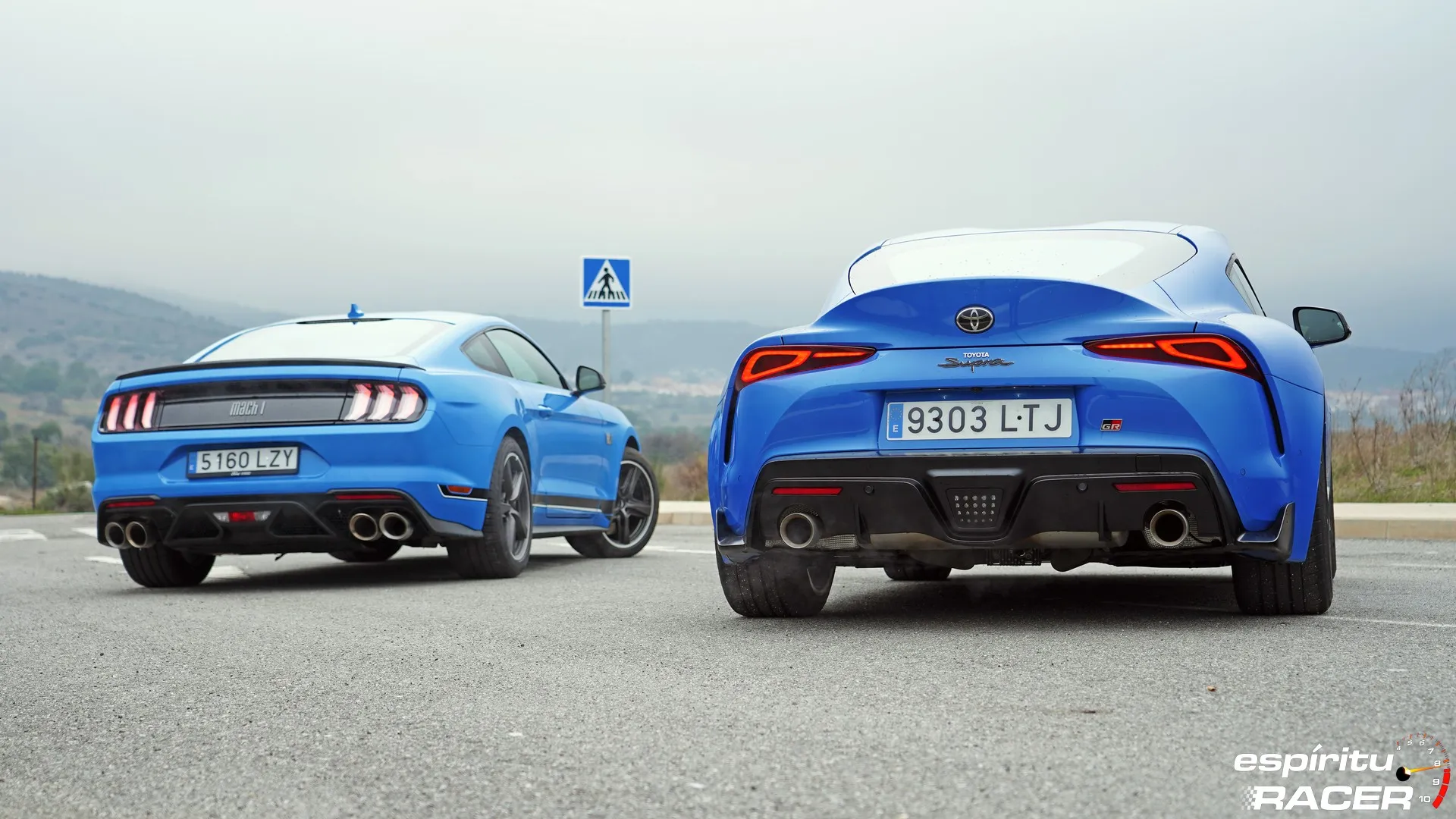 Ford Mustang Mach 1 vs Toyota Supra Jarama estaticas 38